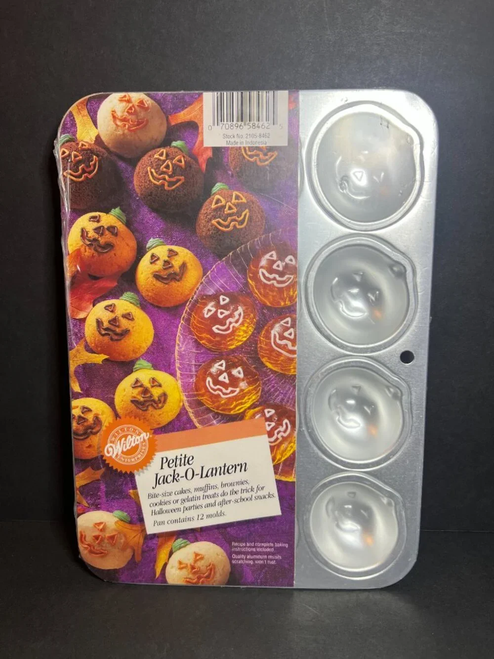 Lot of Wilton Halloween Jack-O-Lantern Singles & Petite Pumpkin Baking Pan Molds